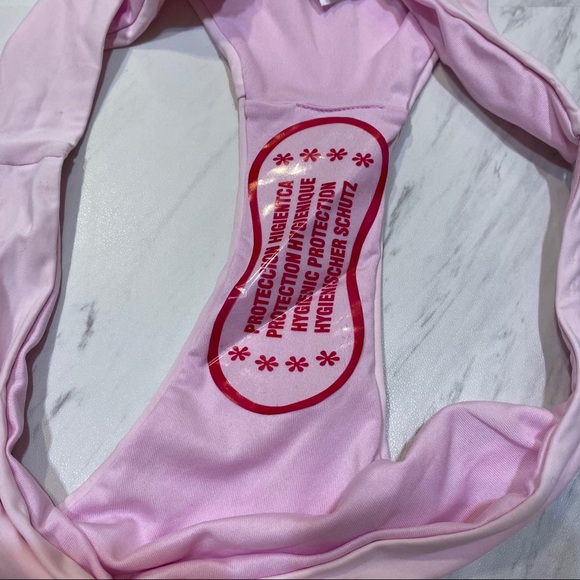 New! Topshop Cutout Pink Swim Bikini Bottoms - Picture 4 of 6